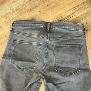 Banana Republic skinny fit gray mid rise jeans 27/4
